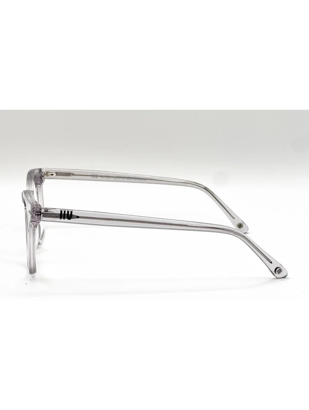Muse 35-002465 Gray Clear Square Authentic Eyeglass Frames 49-23-145